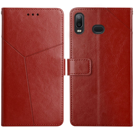 Y Stitching Horizontal Flip Leather Case with Holder & Card Slots & Wallet & Photo Frame, For Samsung Galaxy A03s 166mm, For Samsung Galaxy A10s, For Samsung Galaxy A12, For Samsung Galaxy A20 / A30