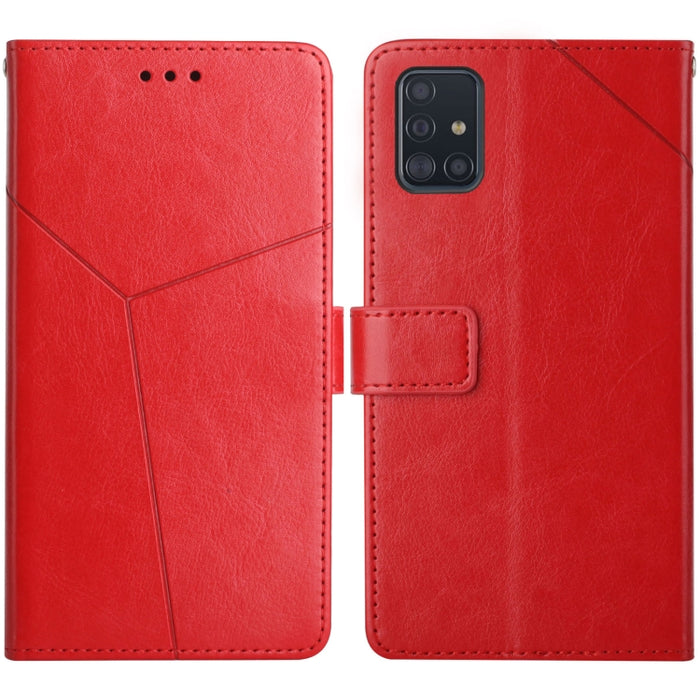 Y Stitching Horizontal Flip Leather Case with Holder & Card Slots & Wallet & Photo Frame, For Samsung Galaxy A71, For Samsung Galaxy A71 5G, For Samsung Galaxy A81, For Samsung Galaxy A82 5G