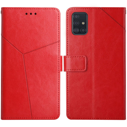 Y Stitching Horizontal Flip Leather Case with Holder & Card Slots & Wallet & Photo Frame, For Samsung Galaxy A71, For Samsung Galaxy A71 5G, For Samsung Galaxy A81, For Samsung Galaxy A82 5G
