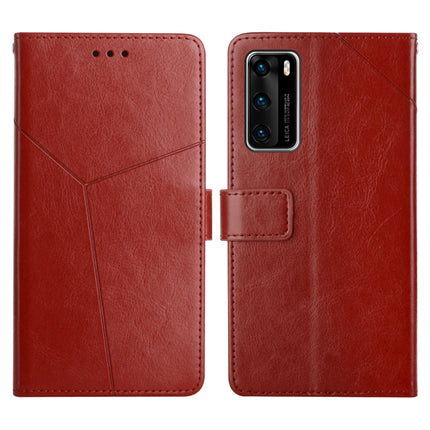 Y Stitching Horizontal Flip Leather Phone Case with Holder & Card Slots & Wallet & Photo Frame, For Huawei P40, For Huawei P40 Lite, For Huawei P40 Lite 5G, For Huawei P40 Pro