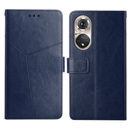 Y Stitching Horizontal Flip Leather Phone Case with Holder & Card Slots & Wallet & Photo Frame, For Huawei P50, For Huawei P50 Pro