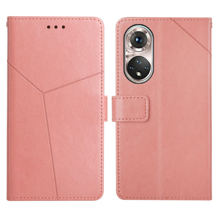 Y Stitching Horizontal Flip Leather Phone Case with Holder & Card Slots & Wallet & Photo Frame, For Huawei P50, For Huawei P50 Pro