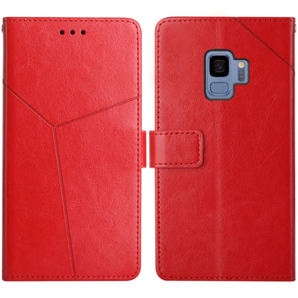 Y Stitching Horizontal Flip Leather Case with Holder & Card Slots & Wallet & Photo Frame, For Samsung Galaxy S9, For Samsung Galaxy S9+, For Samsung Galaxy S10, For Samsung Galaxy S10+