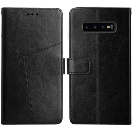 Y Stitching Horizontal Flip Leather Case with Holder & Card Slots & Wallet & Photo Frame, For Samsung Galaxy S9, For Samsung Galaxy S9+, For Samsung Galaxy S10, For Samsung Galaxy S10+