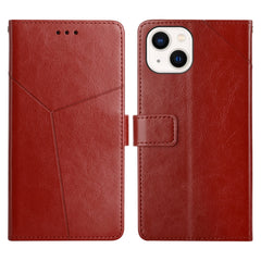 Y Stitching Horizontal Flip Leather Phone Case with Holder & Card Slots & Wallet & Photo Frame, For iPhone 12 / 12 Pro, For iPhone 13, For iPhone 13 mini, For iPhone 13 Pro, For iPhone 13 Pro Max, For iPhone SE 2022 / SE 2020 / 8 / 7