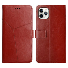 Y Stitching Horizontal Flip Leather Phone Case with Holder & Card Slots & Wallet & Photo Frame, For iPhone 12 / 12 Pro, For iPhone 13, For iPhone 13 mini, For iPhone 13 Pro, For iPhone 13 Pro Max, For iPhone SE 2022 / SE 2020 / 8 / 7