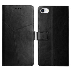 Y Stitching Horizontal Flip Leather Phone Case with Holder & Card Slots & Wallet & Photo Frame, For iPhone 12 / 12 Pro, For iPhone 13, For iPhone 13 mini, For iPhone 13 Pro, For iPhone 13 Pro Max, For iPhone SE 2022 / SE 2020 / 8 / 7