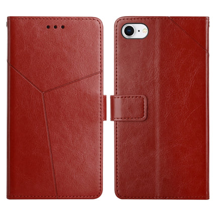 Horizontale Flip-Telefonhülle aus Leder mit Y-Nähten, Halter &amp; Kartenfächern &amp; Geldbörse &amp; Bilderrahmen, für iPhone XS / X, für iPhone XR, für iPhone XS Max