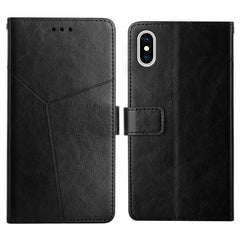 Y Stitching Horizontal Flip Leather Phone Case with Holder & Card Slots & Wallet & Photo Frame, For iPhone XS / X, For iPhone XR, For iPhone XS Max