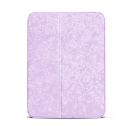 Shell Texture Dual-Fold Smart Leather Tablet Case, For iPad mini 6 / mini 2024