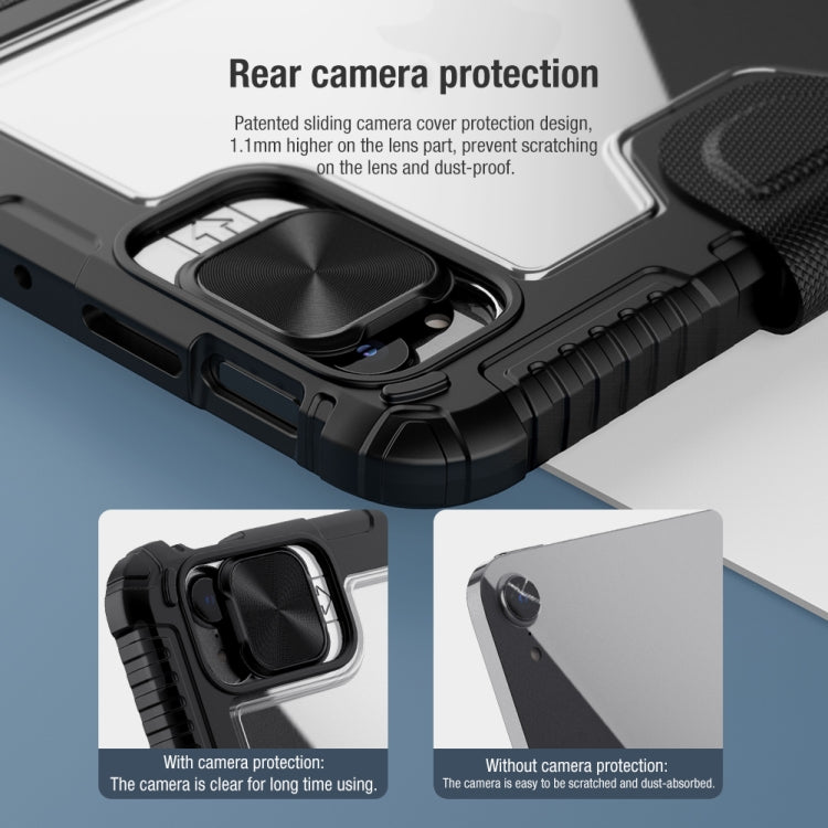NILLKIN Bumper Pro Horizontal Flip Tablet Ledertasche mit Stiftschlitz &amp; Halter &amp; Schlaf-/Weckfunktion, für iPad mini 6 / mini 2024