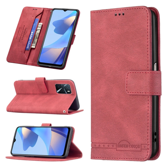Magnetic Clasp RFID Blocking Anti-Theft Leather Case with Holder & Card Slots & Wallet, For OPPO A16/ A16s/ A54s/ A55 5G/ A53s 5G