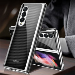 GKK Electroplating Painted Tempered Glass Phone Case, For Samsung Galaxy Z Fold3 5G