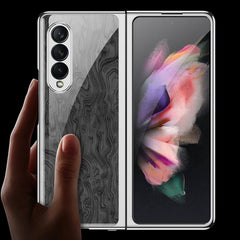 GKK Electroplating Painted Tempered Glass Phone Case, For Samsung Galaxy Z Fold3 5G