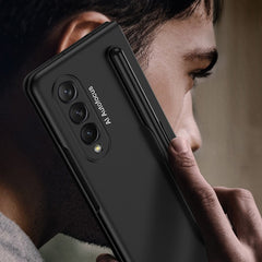 GKK Ultra-thin Full Coverage Phone Flip Case with Pen Slot, For Samsung Galaxy Z Fold3 5G