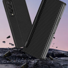 GKK Ultra-thin Horizontal Flip Leather Phone Case with Pen Slot, For Samsung Galaxy Z Fold3 5G