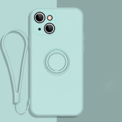 Funda protectora de silicona líquida con todo incluido para teléfono con soporte para anillo y cordón, para iPhone 13 Pro, para iPhone 13 Pro Max