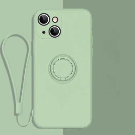Funda protectora de silicona líquida con todo incluido para teléfono con soporte para anillo y cordón, para iPhone 13 Pro, para iPhone 13 Pro Max