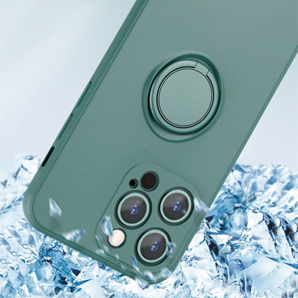 Funda protectora de silicona líquida con todo incluido para teléfono con soporte para anillo y cordón, para iPhone 13 Pro, para iPhone 13 Pro Max