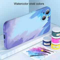 Watercolor TPU Shockproof Phone Case, For iPhone 13 mini, For iPhone 13, For iPhone 13 Pro, For iPhone 13 Pro Max