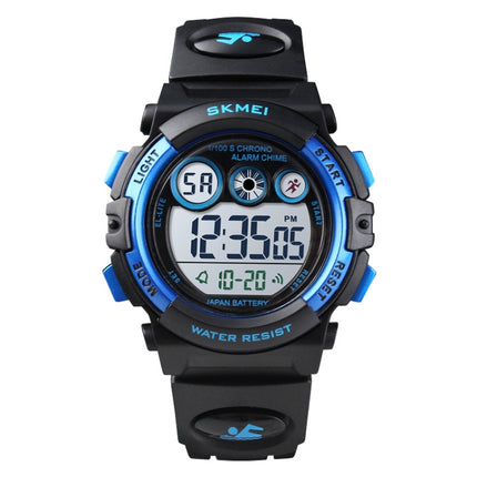 SKMEI 1451 LED Digital Stopwatch Chronograph Luminous Children Sports Electronic Watch, 1451(Transparent Rose Red), 1451(White Shell Blue Circle), 1451(Yellow Shell Blue Circle), 1451(Black Shell Blue Circle), 1451(Transparent Pink Blue)               ...