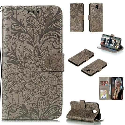 Lace Flower Horizontal Flip Leather Case with Holder & Card Slots & Wallet & Photo Frame, For LG K30, For Sony Xperia 5, For Nokia 7.2, For Huawei Honor Play 3