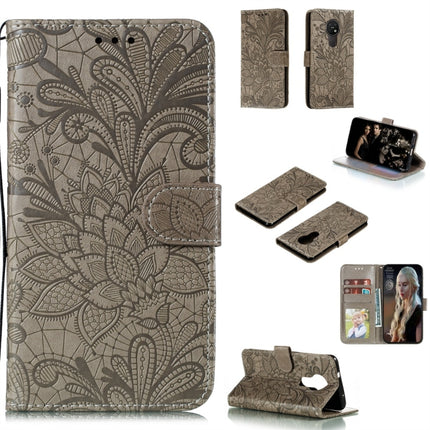 Lace Flower Horizontal Flip Leather Case with Holder & Card Slots & Wallet & Photo Frame, For Sony Xperia 5, For Nokia 7.2, For Xiaomi Mi 9 Pro