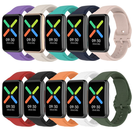 Sport Silicone Replacement Strap Watchband, For OPPO Watch Free NFC Version