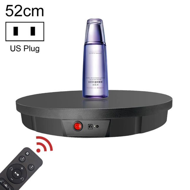 52cm Remote Control Electric Rotating Turntable Display Stand Video Shooting Props Turntable, Plug-in Power