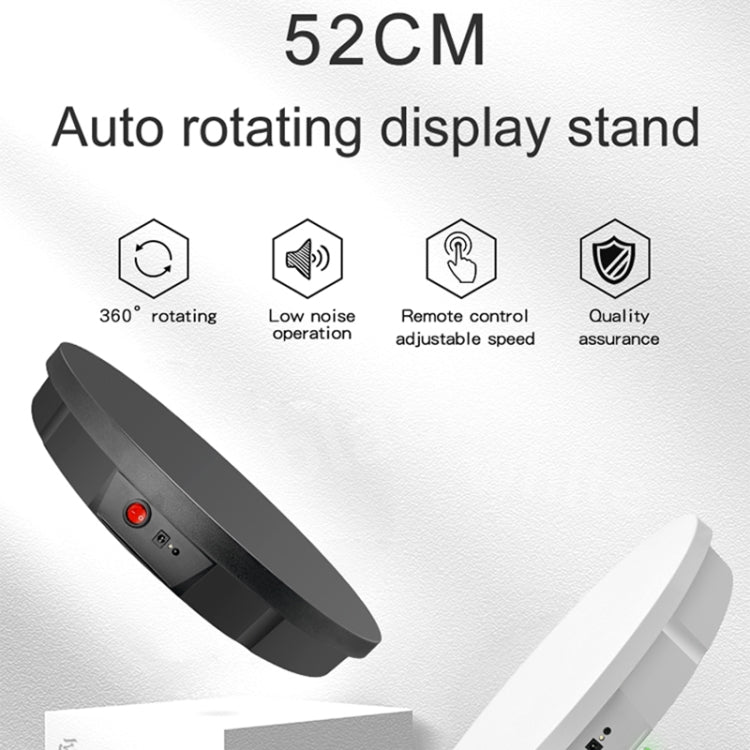 52cm Remote Control Electric Rotating Turntable Display Stand Video Shooting Props Turntable, Plug-in Power, 52cm, Plug-in Power,US Plug, 52cm, Plug-in Power,EU Plug, 52cm, Plug-in Power,AU Plug, 52cm, Plug-in Power,UK Plug, 52cm, Plug-in Power, US Plu...