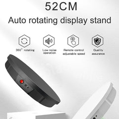 52cm Remote Control Electric Rotating Turntable Display Stand Video Shooting Props Turntable, Plug-in Power, 52cm, Plug-in Power,US Plug, 52cm, Plug-in Power,EU Plug, 52cm, Plug-in Power,AU Plug, 52cm, Plug-in Power,UK Plug, 52cm, Plug-in Power, US Plu...