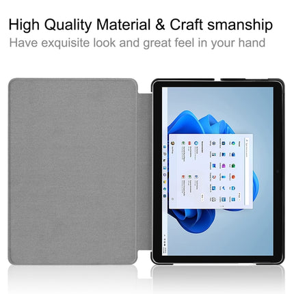 Solid Color Electric Pressed Horizontal Flip Tablet Leather Case with Holder, For Microsoft Surface Pro 8