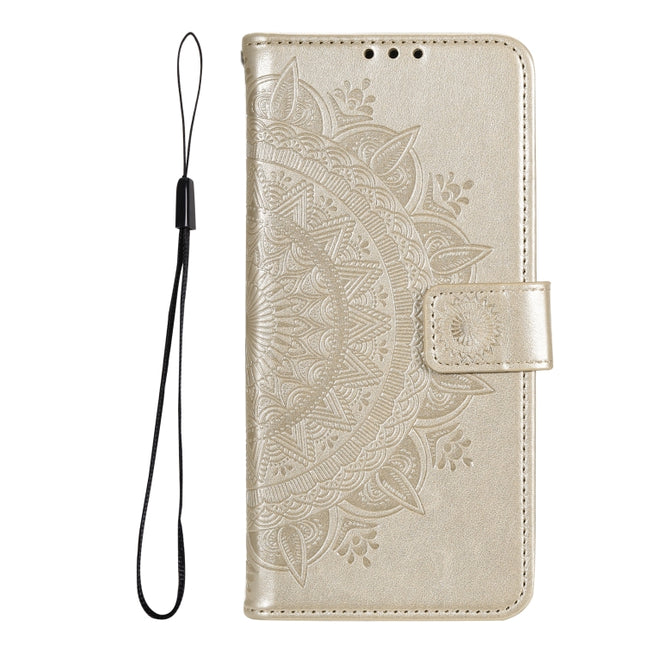 Totem Flower Embossed Horizontal Flip Phone Leather Case with Holder & Card Slots & Wallet, For Samsung Galaxy M52 5G