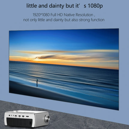 YG430 Android Version 1920x1080 2500 Lumens Portable Home Theater LCD HD Projector, AU Plug