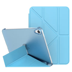 Double-sided Matte Translucent PC Deformation Tablet Leather Case with Holder & Sleep / Wake-up Function, For iPad mini 2024 / mini 6