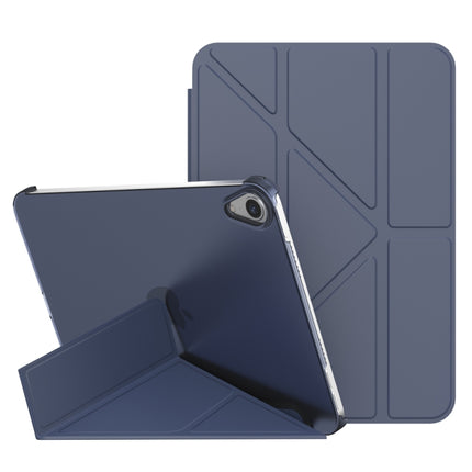 Funda de cuero para tableta deformable de PC translúcida mate de doble cara con soporte y función de suspensión/activación, para iPad mini 2024 / mini 6