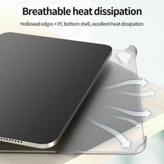 Double-sided Matte Translucent PC Deformation Tablet Leather Case with Holder & Sleep / Wake-up Function, For iPad mini 2024 / mini 6