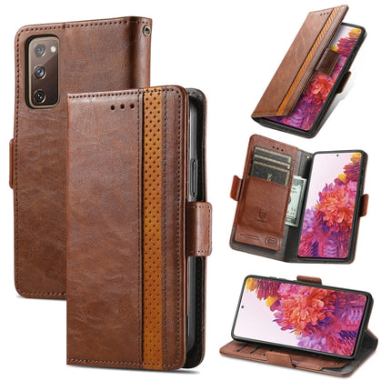 CaseNeo Splicing Dual Magnetic Buckle Leather Case with Holder & Card Slots & Wallet, For Xiaomi 11T / 11T Pro, For Samsung Galaxy S20 FE