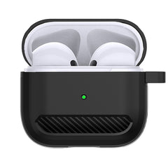 Carbon Fiber Anti-fall Earphones Protective Case, For AirPods 3