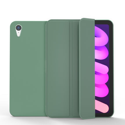 Funda de piel sintética mate de doble cara para tableta con soporte plegable en 3 direcciones y función de suspensión/activación, para iPad mini 2024/mini 6