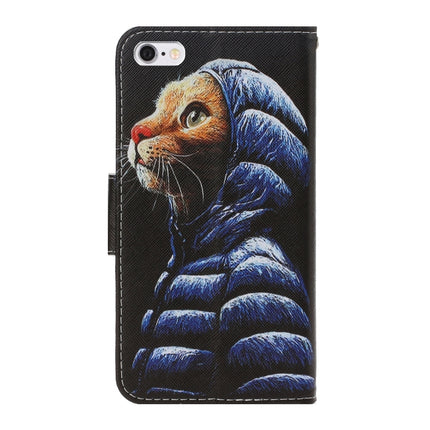 Horizontale Flip-Hülle aus PU-Leder mit 3D-Farbzeichnung, Halter, Kartenfächern und Geldbörse, für iPhone 6/6s