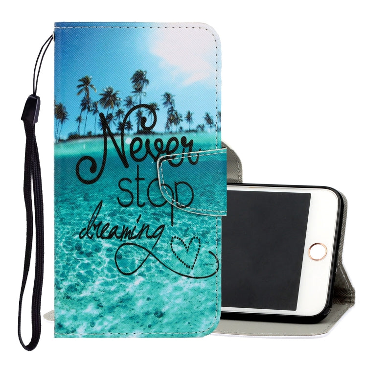 3D Colored Drawing Horizontal Flip PU Leather Case with Holder & Card Slots & Wallet, For iPhone 6 / 6s