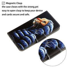 3D Colored Drawing Horizontal Flip PU Leather Case with Holder & Card Slots & Wallet, For iPhone SE 2022 / SE 2020 / 8 / 7