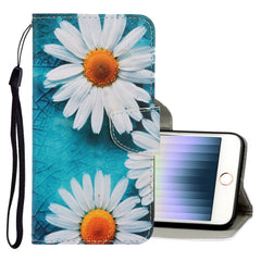 3D Colored Drawing Horizontal Flip PU Leather Case with Holder & Card Slots & Wallet, For iPhone SE 2022 / SE 2020 / 8 / 7