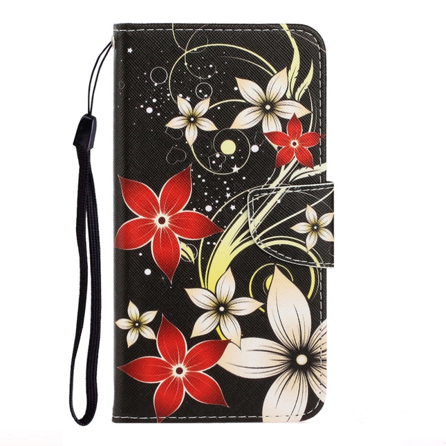 3D Colored Drawing Horizontal Flip PU Leather Case with Holder & Card Slots & Wallet, For iPhone SE 2022 / SE 2020 / 8 / 7