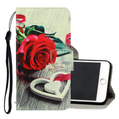 3D Colored Drawing Horizontal Flip PU Leather Case with Holder & Card Slots & Wallet, For iPhone 8 Plus / 7 Plus, For iPhone 11
