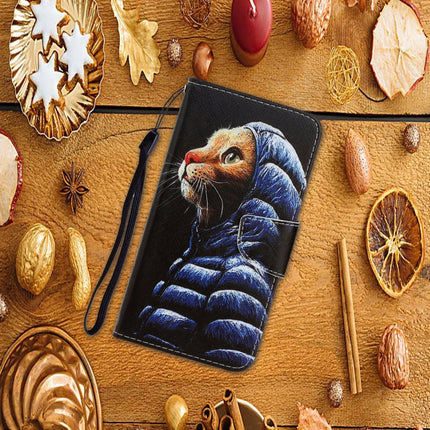 Funda de piel sintética con tapa horizontal con dibujo en color 3D, ranuras para tarjetas y billetera, para iPhone 11