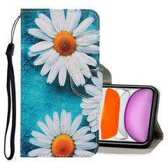 3D Colored Drawing Horizontal Flip PU Leather Case with Holder & Card Slots & Wallet, For iPhone 11