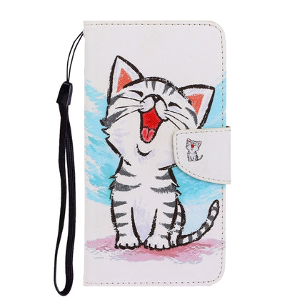 3D Colored Drawing Horizontal Flip PU Leather Case with Holder & Card Slots & Wallet, For iPhone 11