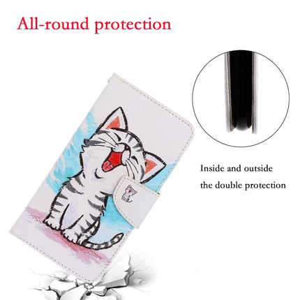 3D Colored Drawing Horizontal Flip PU Leather Case with Holder & Card Slots & Wallet, For iPhone 11